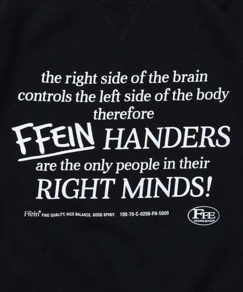 「FFEIN」 スウェットカットソー LARGE アッシュグレー メンズ_画像9