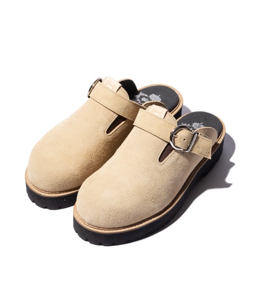 glamb（グラム） サンダル Cow Suede Clog Sandals / カウスエード