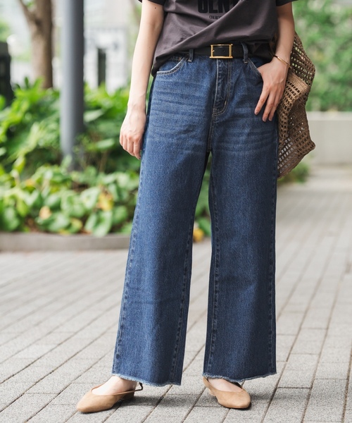 「Spick & Span」 デニムパンツ 28 ブルー系その他 レディース