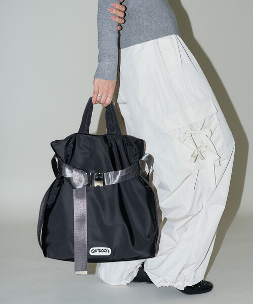「OUTDOOR PRODUCTS」 トートバッグ ONE SIZE ネイビー レディース_画像5