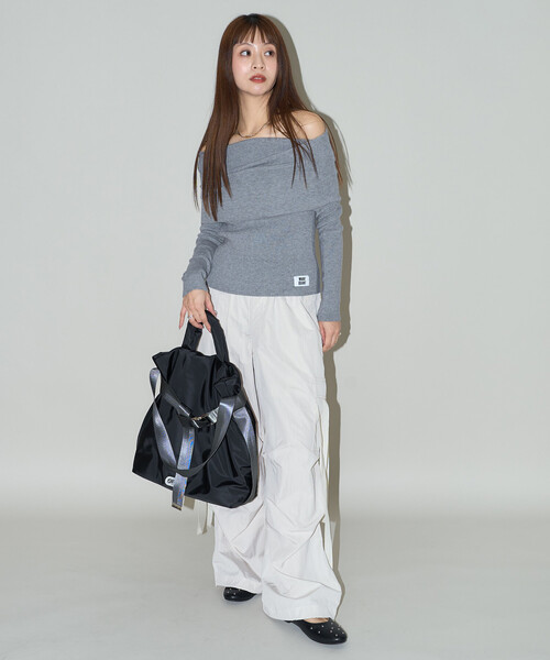 「OUTDOOR PRODUCTS」 トートバッグ ONE SIZE ネイビー レディース_画像8