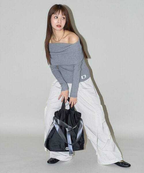 「OUTDOOR PRODUCTS」 トートバッグ ONE SIZE ネイビー レディース_画像9