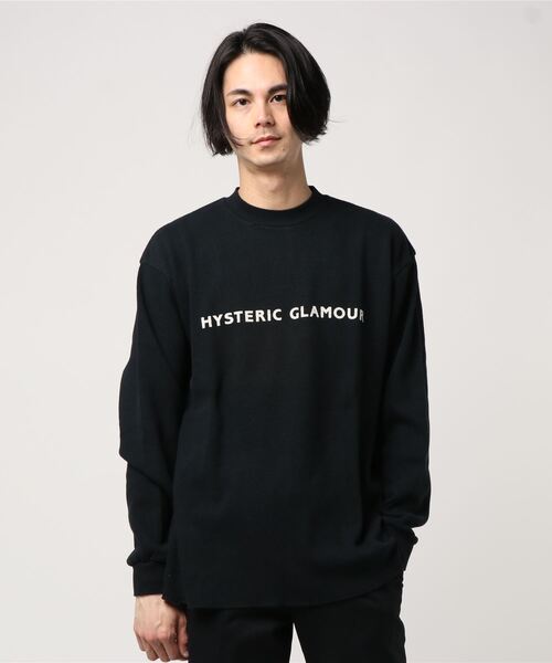 「HYSTERIC GLAMOUR」 スウェットカットソー MEDIUM ブラック メンズの画像