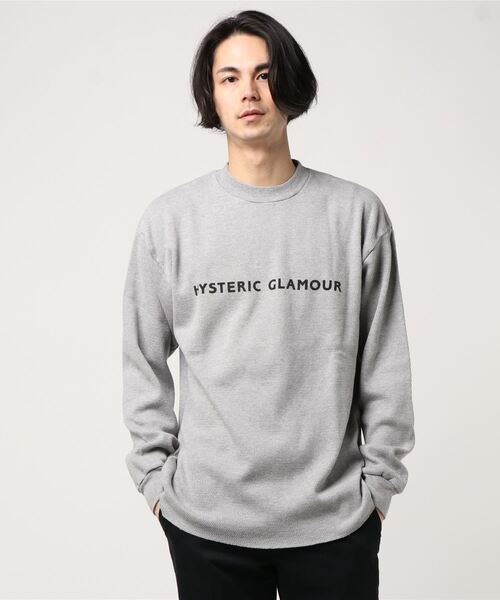 「HYSTERIC GLAMOUR」 スウェットカットソー MEDIUM ブラック メンズの画像