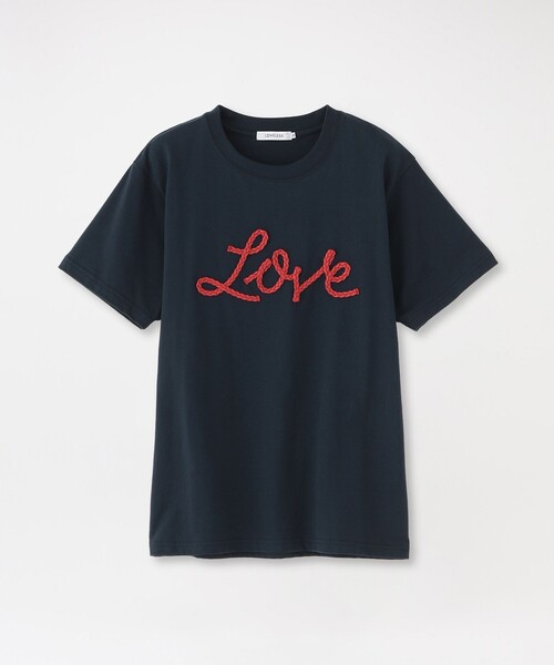 LOVELESS（ラブレス） tシャツ 半袖 LOVEコード刺繍Tシャツ レディース