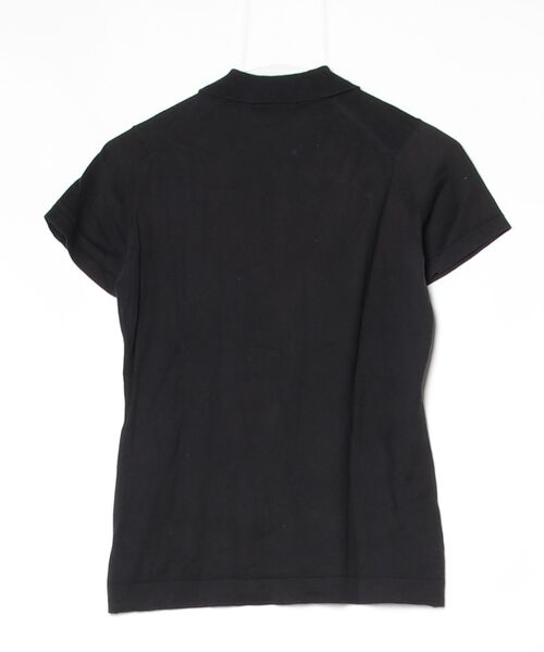 「JOHN SMEDLEY」 半袖ニット S ブラック レディース_画像2