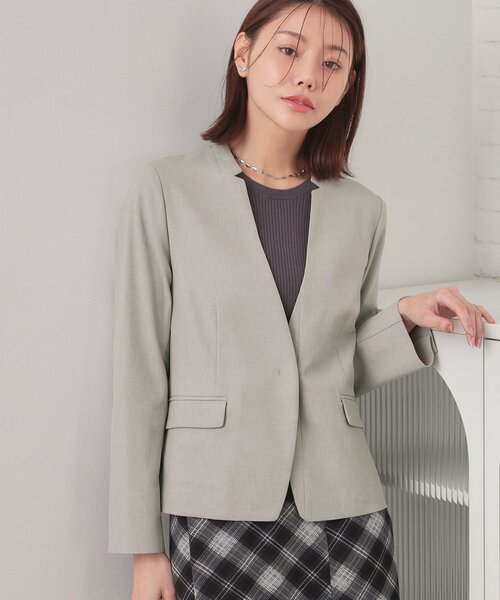 ノーカラージャケット（サイズ（S/M/L）：～SS(XS)）の商品一覧 通販