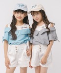 ブラウス シャツ 「2点セット」オープンショル...の詳細画像1