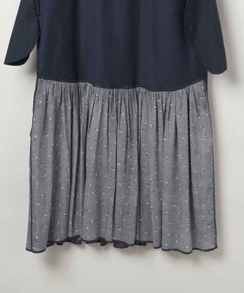 niko and…（ニコアンド） ドッキングワンピース MEDIUM ネイビー