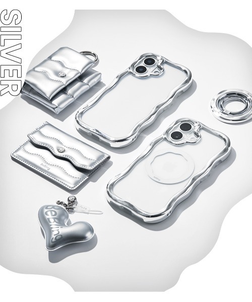iFace BeBling iPhone17 3点セット♡ iFace スマホケース iPhone 17/16/15/14/13 専用 BeBling Wave MagSynq