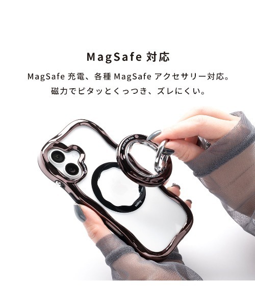 iFace スマホケース iPhone 17/16/15/14/13 専用 BeBling Wave MagSynq