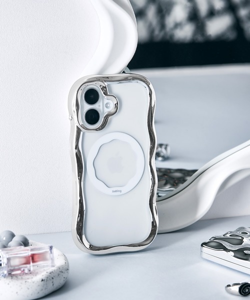 iFace スマホケース iPhone 17/16/15/14/13 専用 BeBling Wave MagSynq