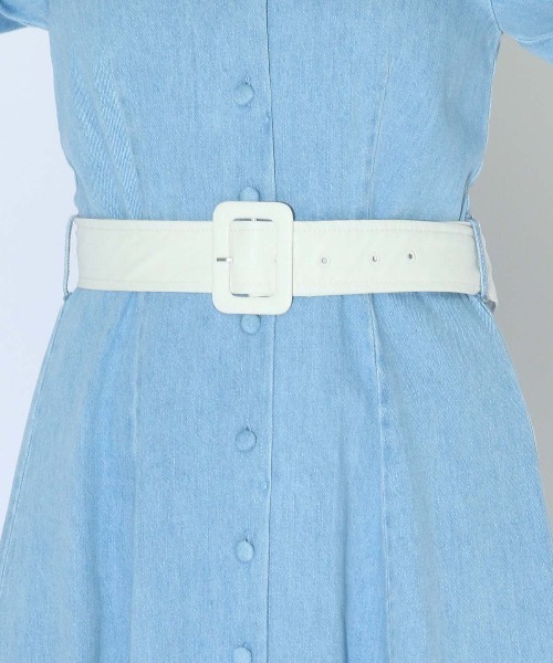「WILLSELECTION」 シャツワンピース MEDIUM ブルー レディースの画像