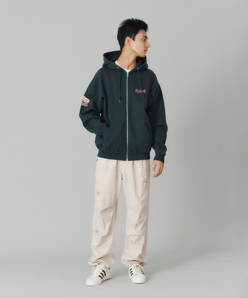 「XLARGE」 ジップアップパーカー M アッシュ メンズの画像