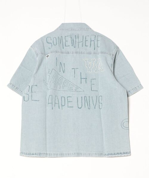 シャツ AAPE MAIN SHORT SLEEVE SHIRT メンズの画像
