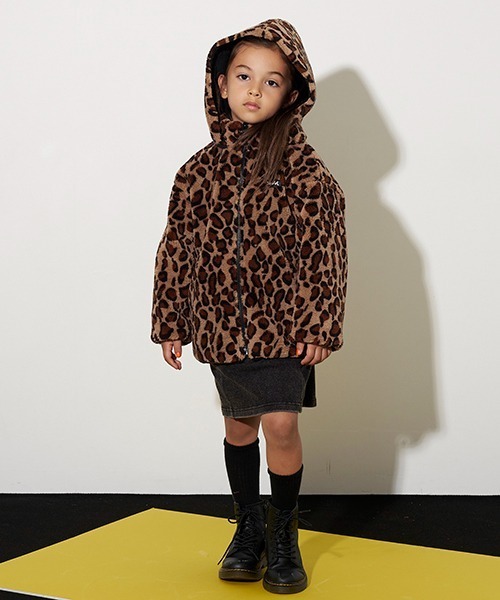 「X-girl Stages」 「KIDS」長袖ワンピース 110cm ネイビー キッズ_画像8