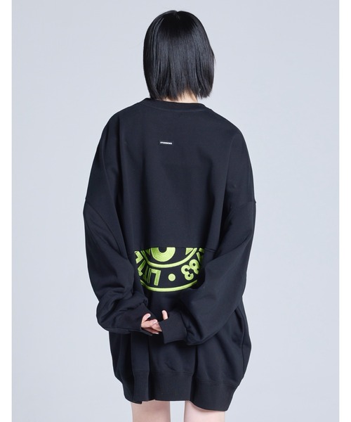 「Little sunny bite」 スウェットカットソー SMALL グレー レディース_画像4