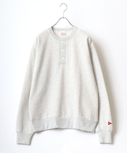 「Healthknit」 スウェットカットソー L マルーン メンズ_画像3