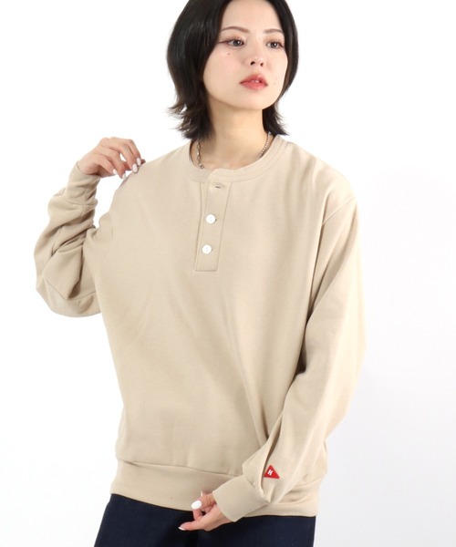 「Healthknit」 スウェットカットソー L マルーン メンズ_画像5
