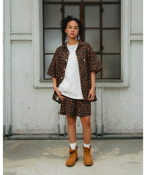 KEBOZ（ケボズ） ハーフパンツ カーゴパンツ 短パン LEOPARD SHORTS