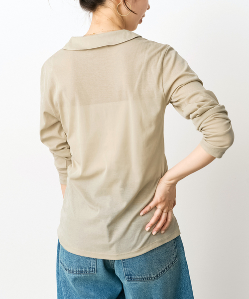 tシャツ 「接触冷感」シアーシャツカットソー レディースの画像