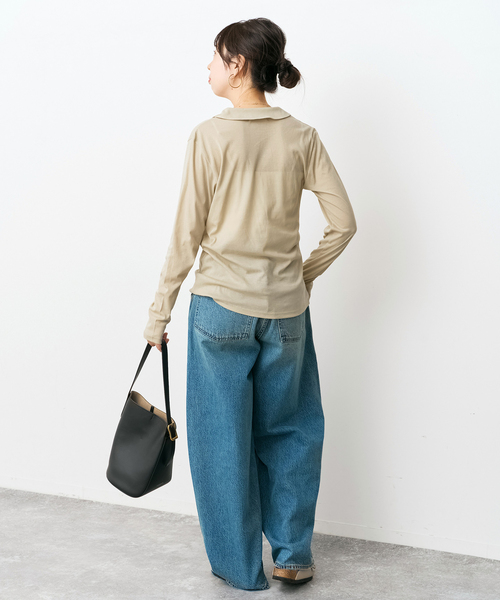 tシャツ 「接触冷感」シアーシャツカットソー レディースの画像