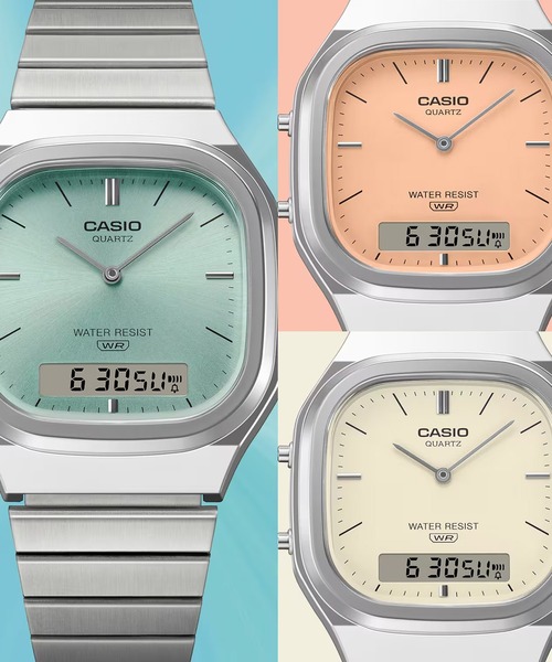 腕時計 CASIO/カシオ 腕時計 CASIO CLASSIC AQ-240E-7A2JF メンズ レディースの画像