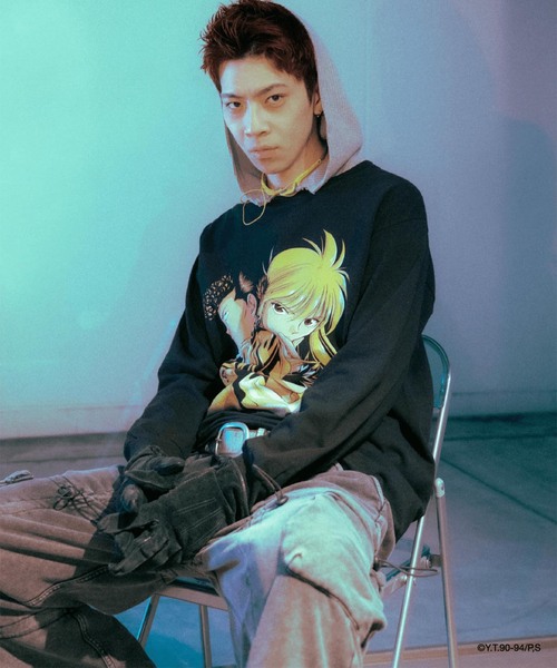 F-LAGSTUF-F（フラグスタフ） tシャツ ”MULTI” LS TEE(x幽遊白書