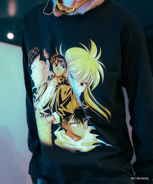 F-LAGSTUF-F（フラグスタフ） tシャツ ”MULTI” LS TEE(x幽遊白書