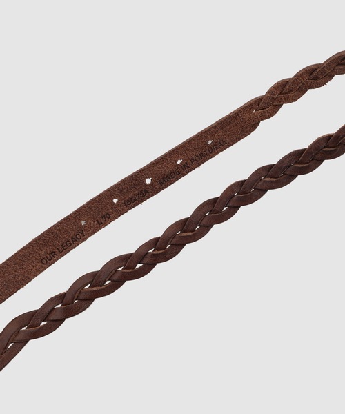 ベルト OUR LEGACY 2 CM BRAIDED BELT メンズ レディースの画像