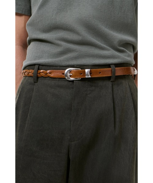 ベルト OUR LEGACY 2 CM BRAIDED BELT メンズ レディースの画像