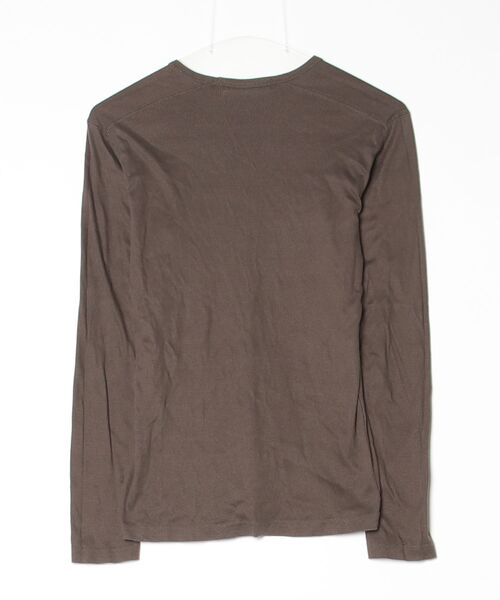 「HALB」 長袖Tシャツ MEDIUM ブラウン メンズ_画像2