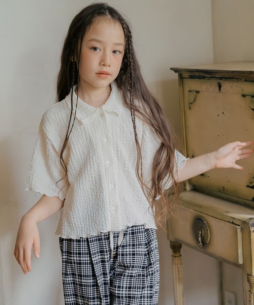 HAKKA KIDS（ハッカキッズ） ブラウス シャツ スクエアフルーツ