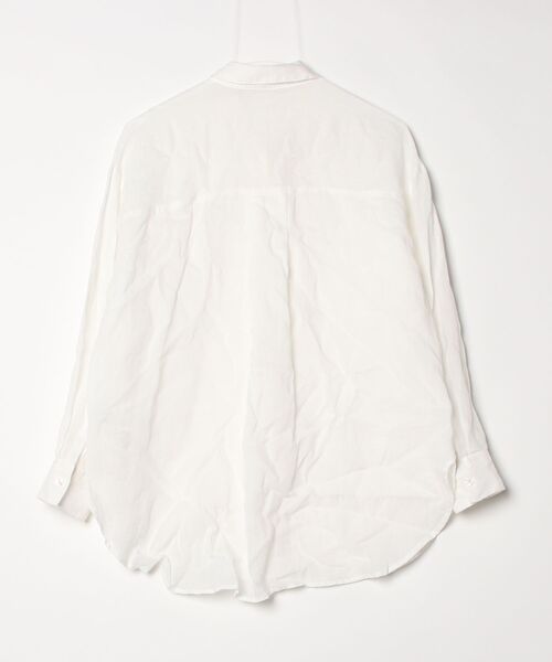 「NATURAL BEAUTY BASIC」 長袖シャツ MEDIUM ホワイト レディース_画像2