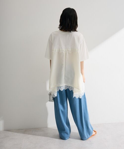 Green Parks（グリーンパークス） tシャツ 半袖 レースキャミ