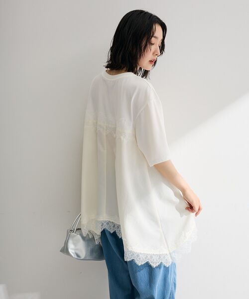 Green Parks（グリーンパークス） tシャツ 半袖 レースキャミ