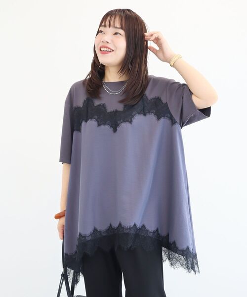 Green Parks（グリーンパークス） tシャツ 半袖 レースキャミ
