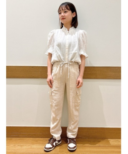 「GAP」 カーゴパンツ X-SMALL ベージュ レディース_画像5