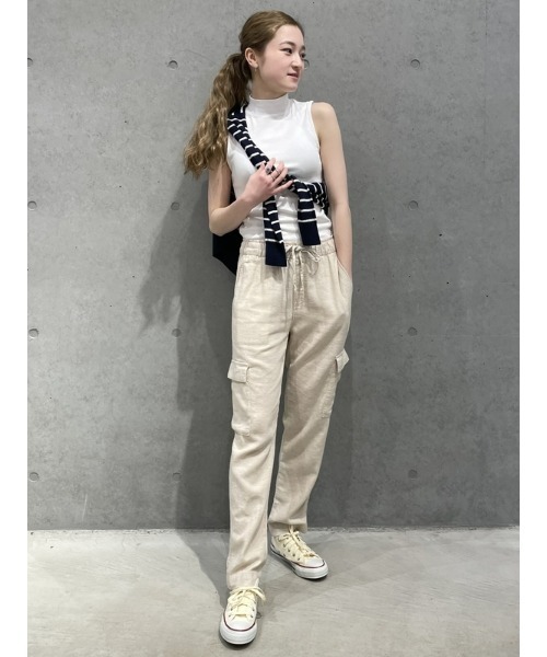 「GAP」 カーゴパンツ X-SMALL ベージュ レディース_画像8