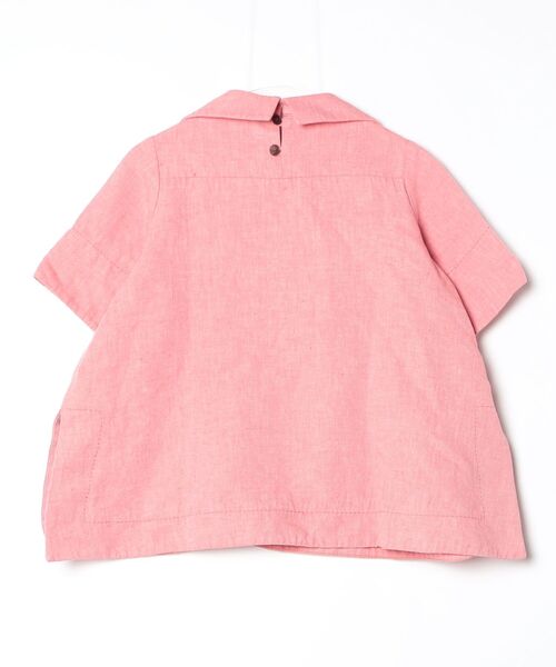 「CARVEN」 半袖ブラウス 34 レッド レディース_画像2