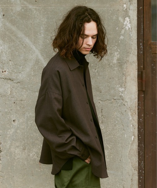 「Casper John」 長袖シャツ SMALL ブラウン メンズ_画像5