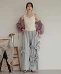 カップ付き キャミソール lace layer...の詳細画像2