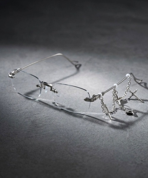 SITRY（シトリー） サングラス Rimless Glasses with Charms/モチーフ