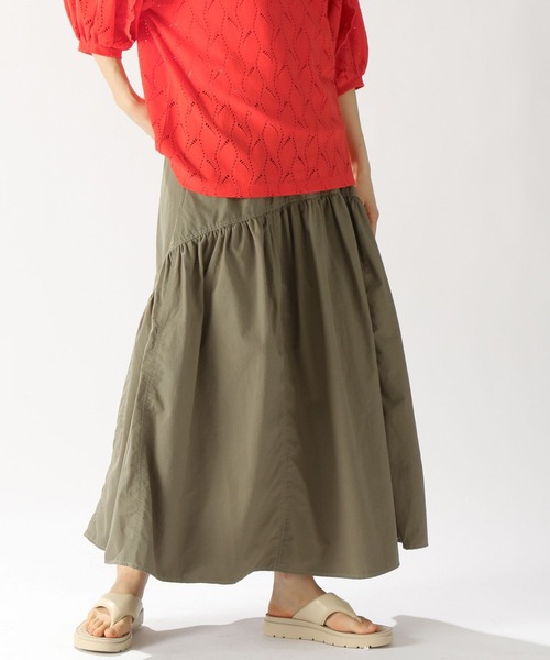 niko and…（ニコアンド） フレアスカート FREE ネイビー レディース