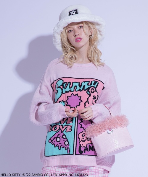 「Candy Stripper」 ハンドバッグ FREE ブラック レディース_画像9