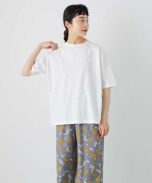 「かぐれ」 半袖Tシャツ FREE チャコールグレー レディース_画像2