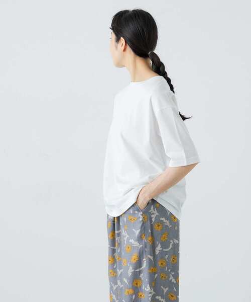 「かぐれ」 半袖Tシャツ FREE チャコールグレー レディース_画像3