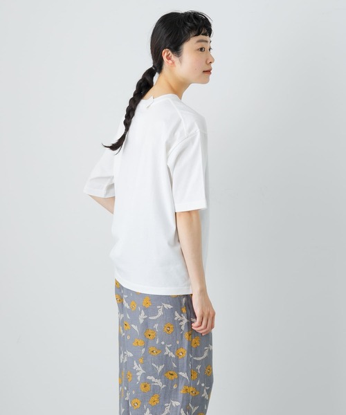 「かぐれ」 半袖Tシャツ FREE チャコールグレー レディース_画像4