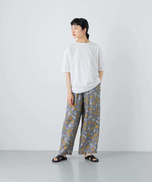 「かぐれ」 半袖Tシャツ FREE チャコールグレー レディース_画像5