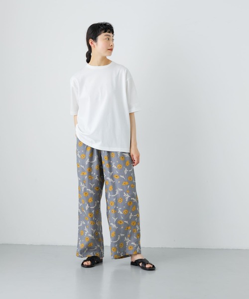 「かぐれ」 半袖Tシャツ FREE チャコールグレー レディース_画像6